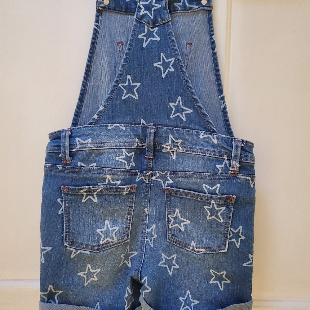 Cat & Jack Girls Overall Shorts - Picture 6 of 10